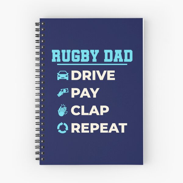 Item preview, Rugby Dad Drive Pay Clap Repeat designed and sold by jaygo.