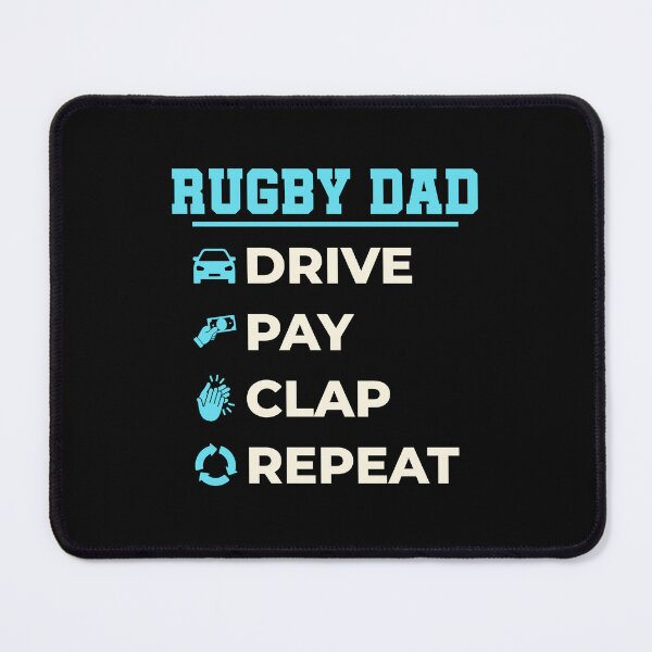 Item preview, Rugby Dad Drive Pay Clap Repeat designed and sold by jaygo.