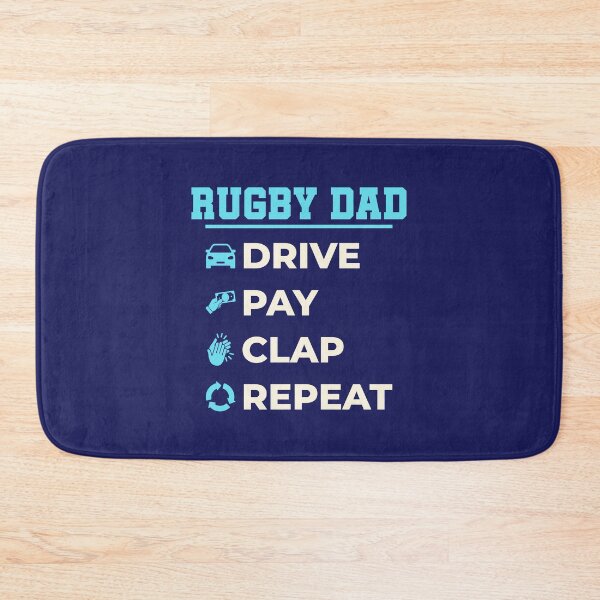 Item preview, Rugby Dad Drive Pay Clap Repeat designed and sold by jaygo.