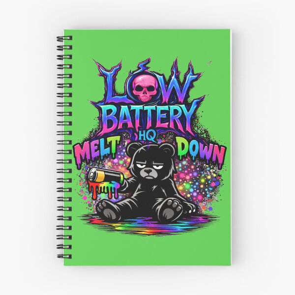 Item preview, LowBattery Meltdown Bear designed and sold by LowBatteryHQ.