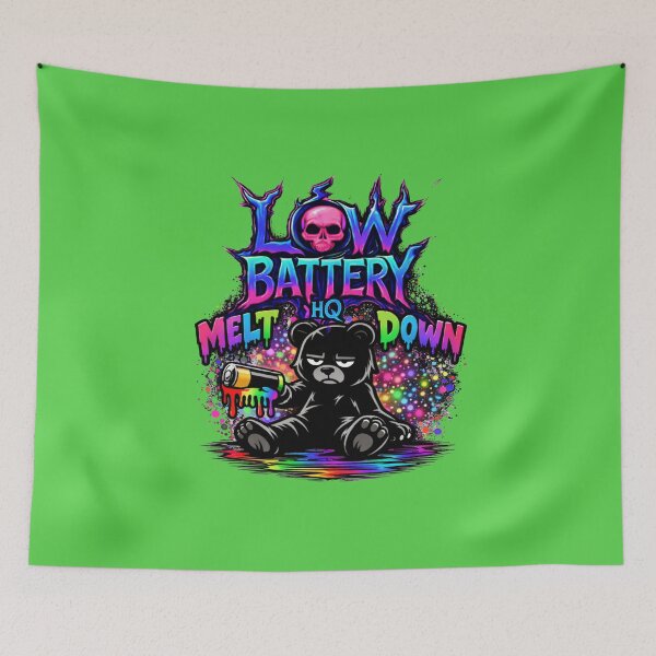 Item preview, LowBattery Meltdown Bear designed and sold by LowBatteryHQ.