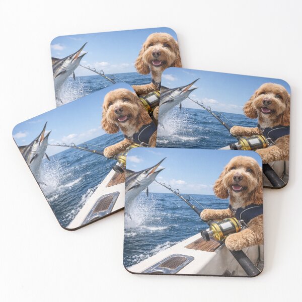 Item preview, Cockapoo Marlin Fisherman at Sea designed and sold by Paul Thompson Photography.