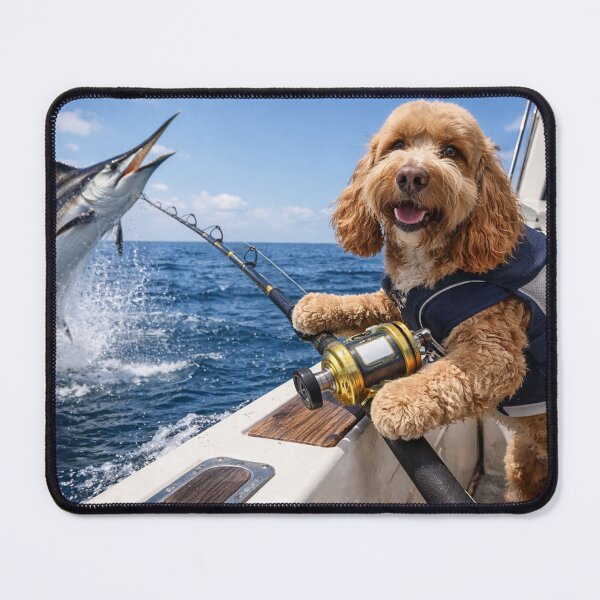 Item preview, Cockapoo Marlin Fisherman at Sea designed and sold by Paul Thompson Photography.