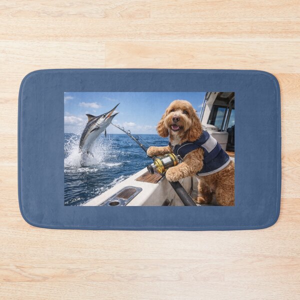 Item preview, Cockapoo Marlin Fisherman at Sea designed and sold by Paul Thompson Photography.