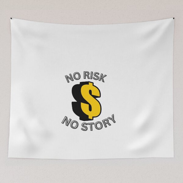 Item preview, No Risk No Story T-Shirt | Motivational Streetwear Design | Hustle Mindset Graphic Tee | Bold Dollar Sign Shirt designed and sold by RTchopy.
