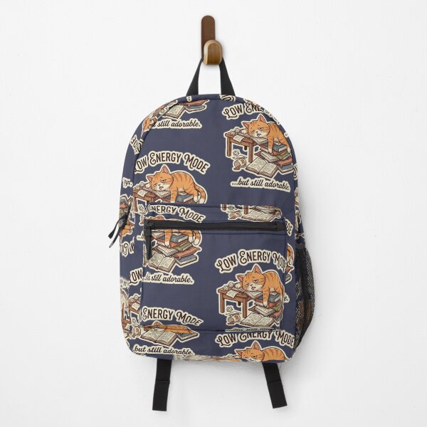 Item preview, Exhausted Cat Nap Low Energy Mode Studying Vibe designed and sold by MoonVibe-studio.