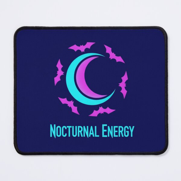 Item preview, Nocturnal Energy Shirt – Futuristic Gothic Moon Art, Neon Blue Violet Glow, Dark Aesthetic Night Design, Modern Cyber Gothic Tee designed and sold by Ditstyle.