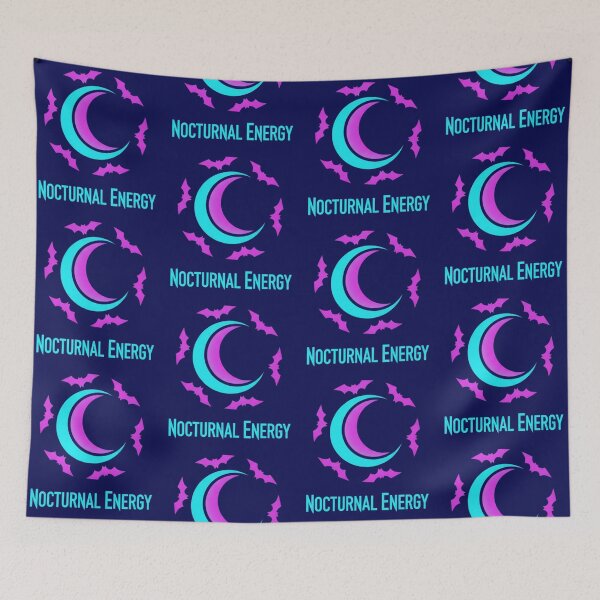 Item preview, Nocturnal Energy Shirt – Futuristic Gothic Moon Art, Neon Blue Violet Glow, Dark Aesthetic Night Design, Modern Cyber Gothic Tee designed and sold by Ditstyle.