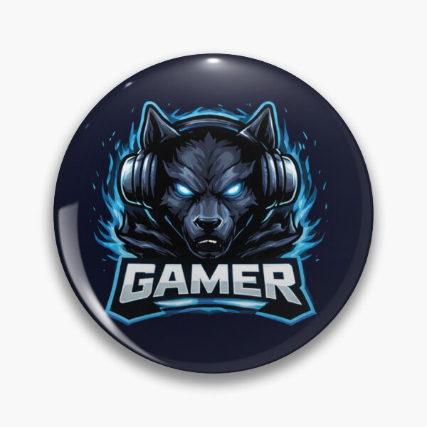Item preview, Angry Wolf Gamer Mascot Logo – Fierce Esports Gaming Design designed and sold by MerlinWear.