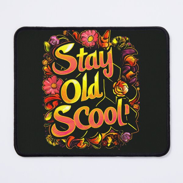 Item preview, Stay Old Scool positivty inspiration good vibes retro vintage designed and sold by madevdine.