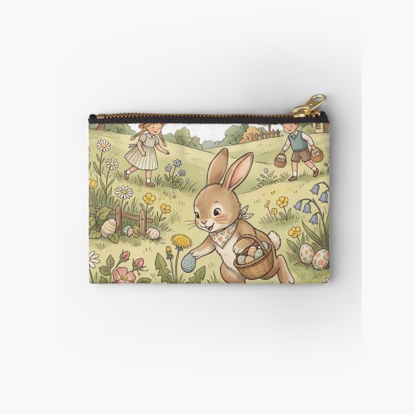Item preview, Vintage Easter Bunny Egg Hunt designed and sold by urbinet.