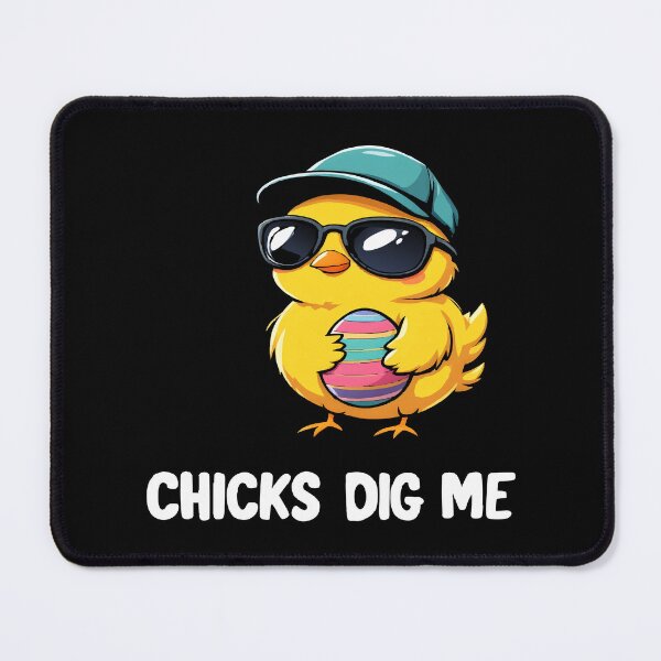 Item preview, FUNNY hip hop easter CHICKS DIG ME designed and sold by Uglyandcute.