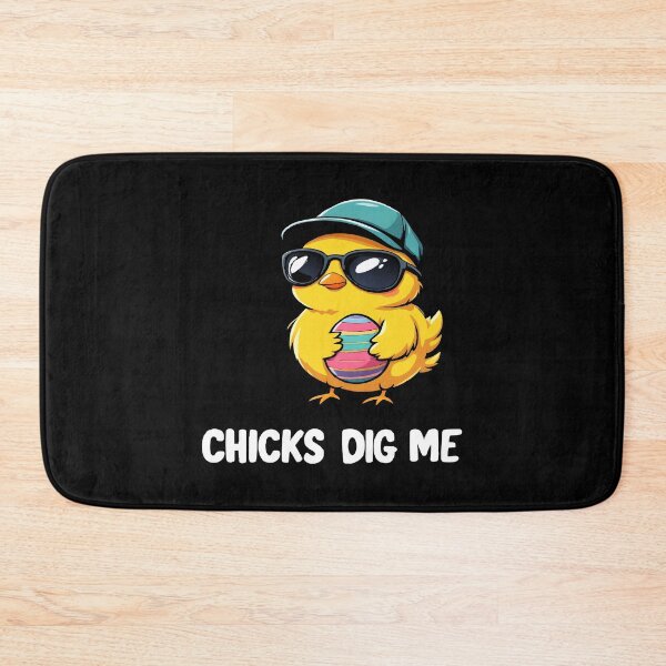 Item preview, FUNNY hip hop easter CHICKS DIG ME designed and sold by Uglyandcute.