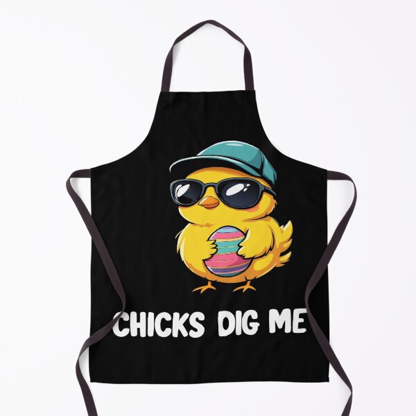 Item preview, FUNNY hip hop easter CHICKS DIG ME designed and sold by Uglyandcute.