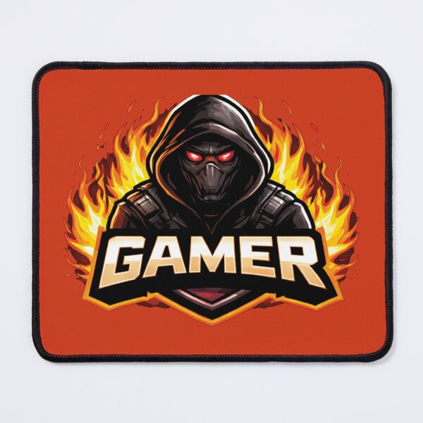Item preview, Angry Gamer Mascot Logo – Fierce Esports Player Design designed and sold by MerlinWear.
