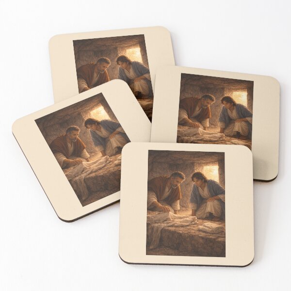 Item preview, Peter and John at the Empty Tomb – The Burial Cloths designed and sold by Novel Works Studio.
