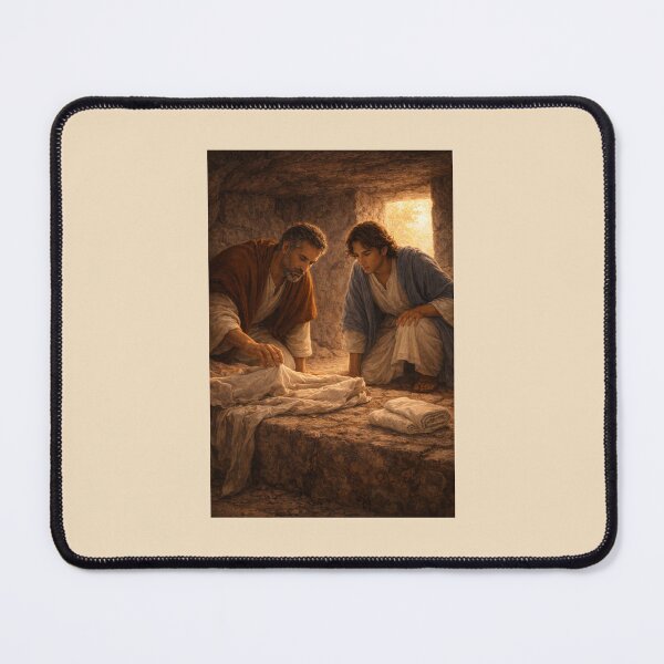 Item preview, Peter and John at the Empty Tomb – The Burial Cloths designed and sold by Novel Works Studio.