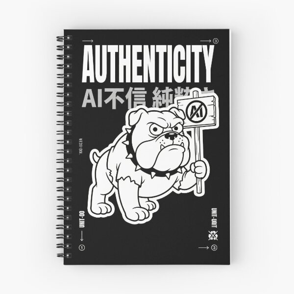 Item preview, Bulldog Anti-AI Protest Sign Graphic designed and sold by Flying Doggo.