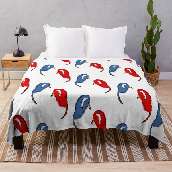 Item preview, bird blue red medium designed and sold by NYWA-ART.