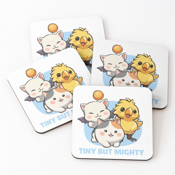 Item preview, TINY BUT MIGHTY - Moogle, Chocobo & Fatcat designed and sold by ThePhookas.