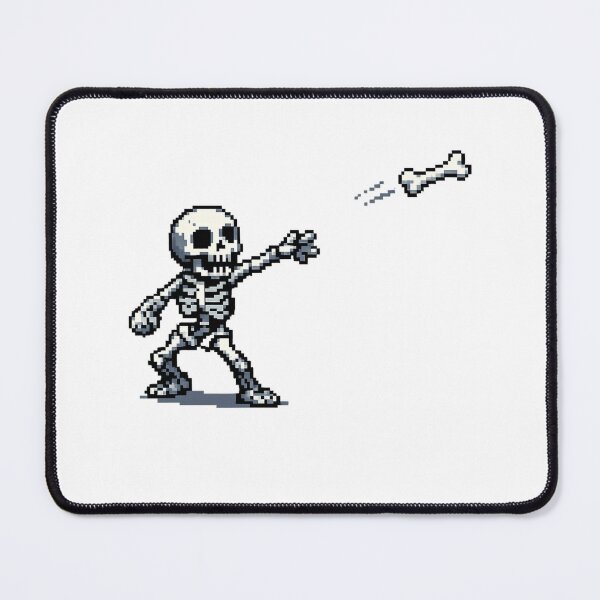 Item preview, Bone Thrower Skeleton – Pixel Art designed and sold by NextNoob485.