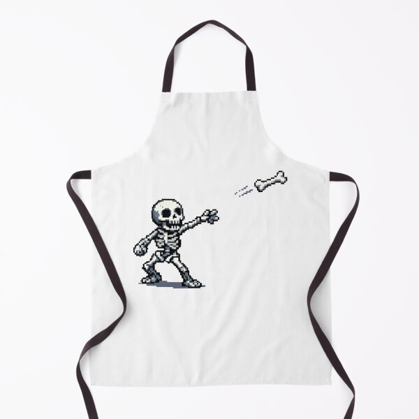 Item preview, Bone Thrower Skeleton – Pixel Art designed and sold by NextNoob485.