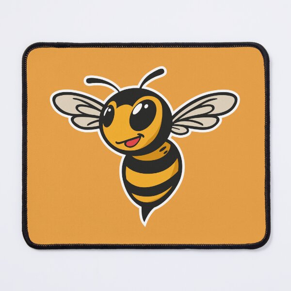 Item preview, Smiling Bee – Cute Happy Bee Cartoon Design designed and sold by MerlinWear.
