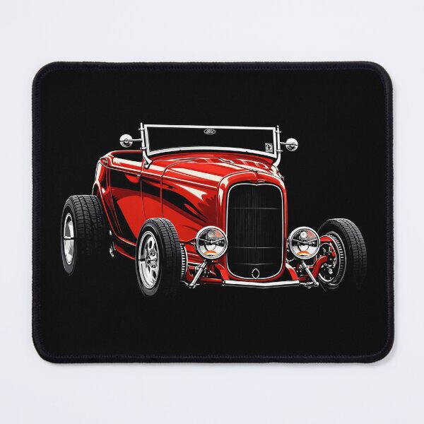 Item preview, 1932 Ford Highboy Roadster – Classic Red Hot Rod Illustration designed and sold by Stinky Lincy's Apparel Company.