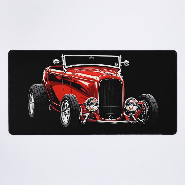 Item preview, 1932 Ford Highboy Roadster – Classic Red Hot Rod Illustration designed and sold by Stinky Lincy's Apparel Company.