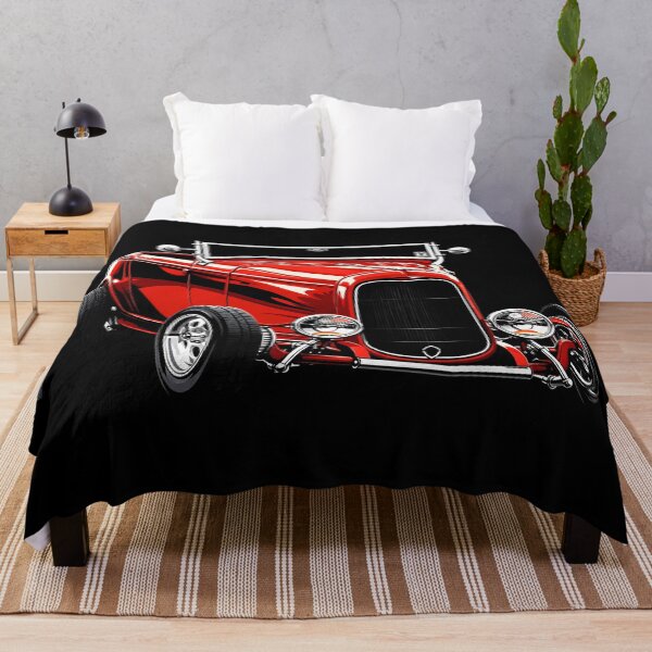 Item preview, 1932 Ford Highboy Roadster – Classic Red Hot Rod Illustration designed and sold by Stinky Lincy's Apparel Company.
