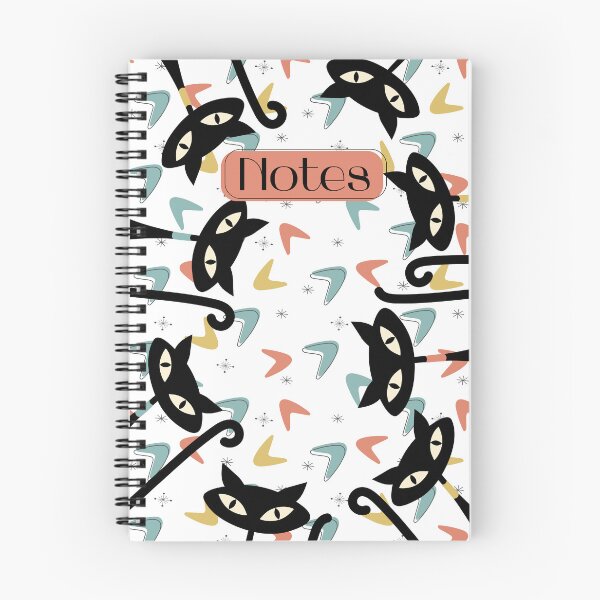 Item preview, Atomic Kitty Notebook designed and sold by PlanWithsMe.