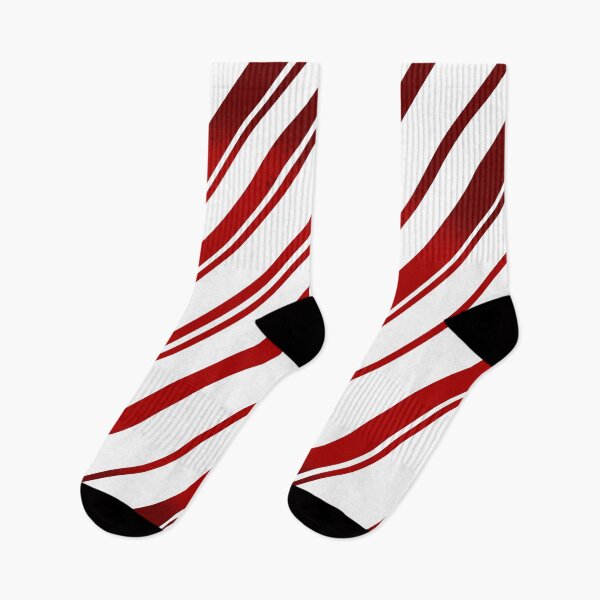 Item preview, Red and White Candy Cane Stripe Pattern - Festive Christmas Diagonal designed and sold by TheArtOfTreble.