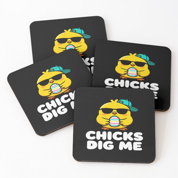 Item preview, FUNNY hip hop easter CHICKS DIG ME designed and sold by Uglyandcute.