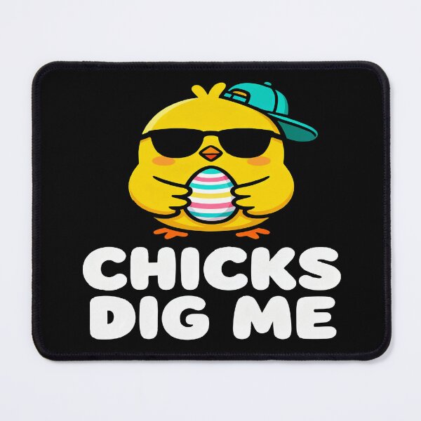 Item preview, FUNNY hip hop easter CHICKS DIG ME designed and sold by Uglyandcute.