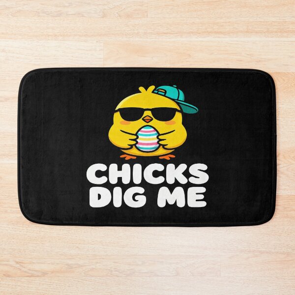 Item preview, FUNNY hip hop easter CHICKS DIG ME designed and sold by Uglyandcute.
