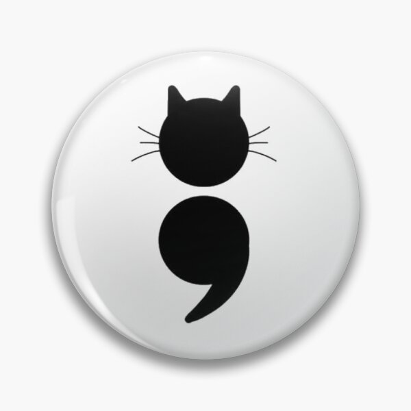 Item preview, The Semicolon Cat designed and sold by The-SilentPlace.
