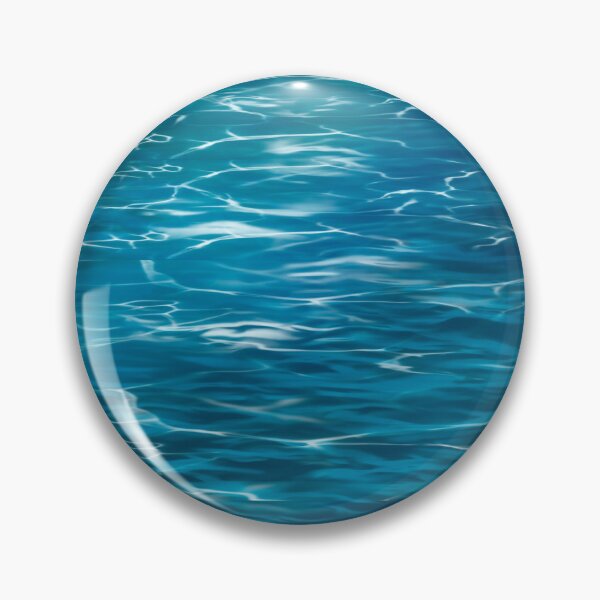 Item preview, Turquoise Blue Water Ripple Pattern - Ocean Pool Texture Seamless designed and sold by TheArtOfTreble.