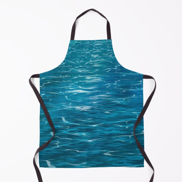 Item preview, Turquoise Blue Water Ripple Pattern - Ocean Pool Texture Seamless designed and sold by TheArtOfTreble.