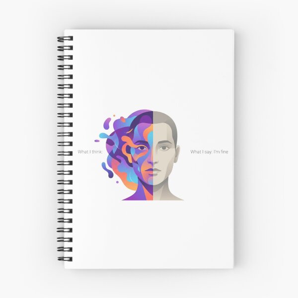 Item preview, Introvert Overthinking Mind vs Reality designed and sold by Quiet Mode Studio.