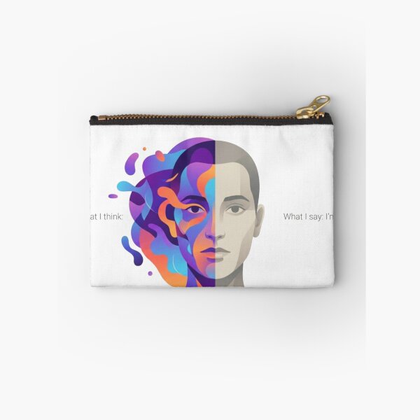 Item preview, Introvert Overthinking Mind vs Reality designed and sold by Quiet Mode Studio.