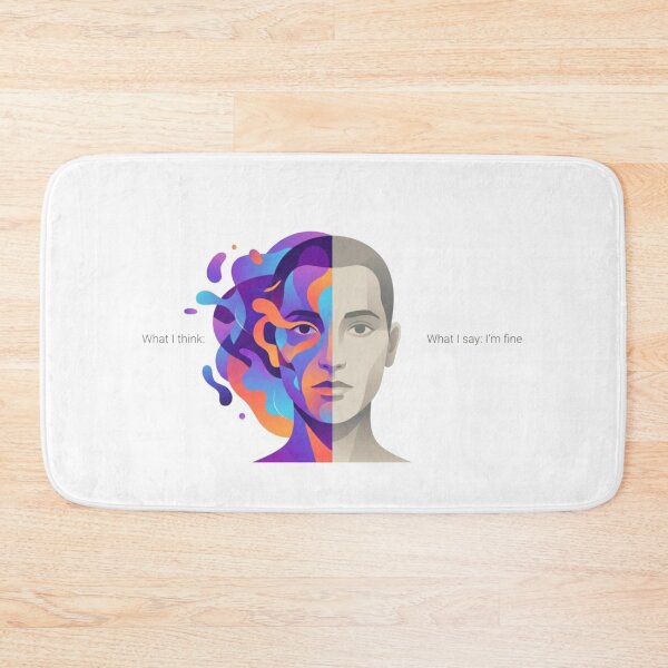 Item preview, Introvert Overthinking Mind vs Reality designed and sold by Quiet Mode Studio.