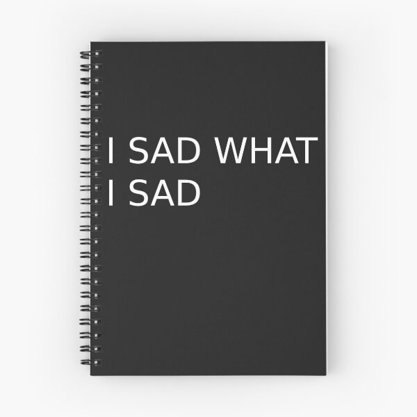 Item preview, I SAID WHAT I SAID – Black Design with White Typography designed and sold by IrynaLineArt.