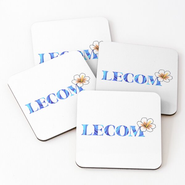 Item preview, LECOM logo hibiscus BLUE TIE DYE designed and sold by GuavaMatcha3.