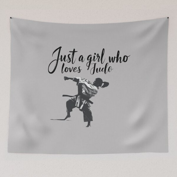 Item preview, Judo Shirt Women Judo Girl Gift Female Judoka Just a Girl Who Loves Judo designed and sold by MalwasBasket.