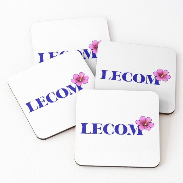 Item preview, LECOM logo hibiscus PINK designed and sold by GuavaMatcha3.
