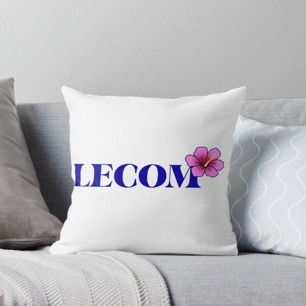 Item preview, LECOM logo hibiscus PINK designed and sold by GuavaMatcha3.