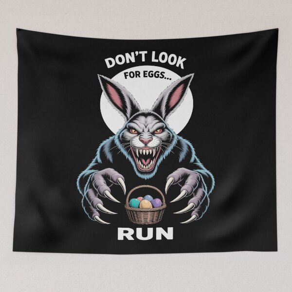 Item preview,  Evil Easter Bunny – Dark Horror Rabbit Easter Design designed and sold by Art-Arcade6.