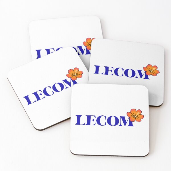 Item preview, LECOM logo hibiscus ORANGE designed and sold by GuavaMatcha3.