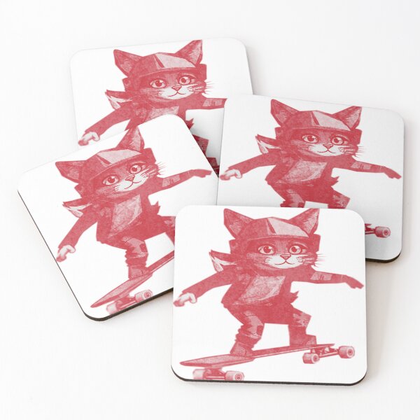 Item preview, cat skater designed and sold by kinpirks.