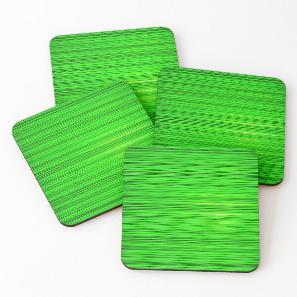 Item preview, Horizontal Bright green stripes designed and sold by michplante60.